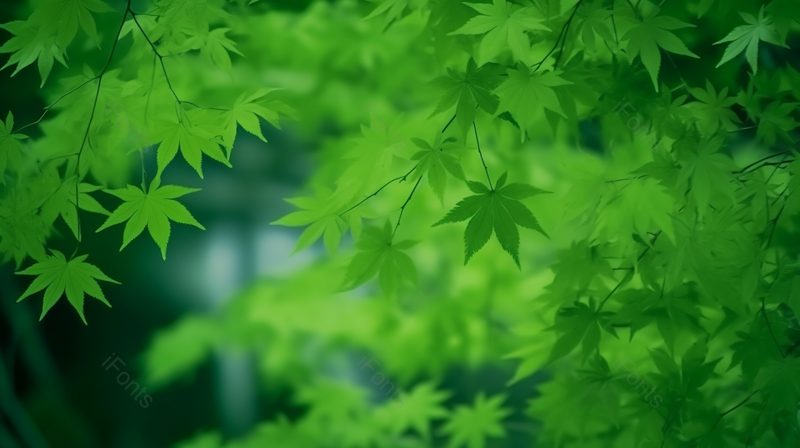 绿色枫叶自然景观风景绿植,高清,摄影图,摄影图片,图片大全,摄影图免费下载